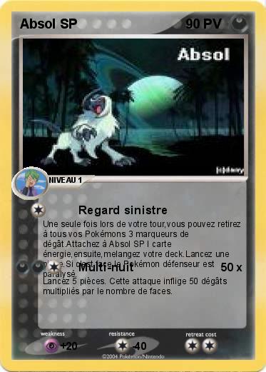 Pokemon Absol SP