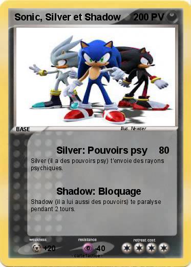 Pokemon Sonic, Silver et Shadow