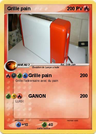 Pokemon Grille pain