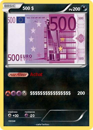 Pokemon 500 $