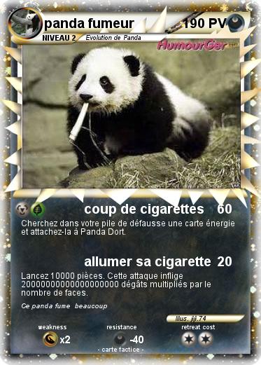 Pokemon panda fumeur