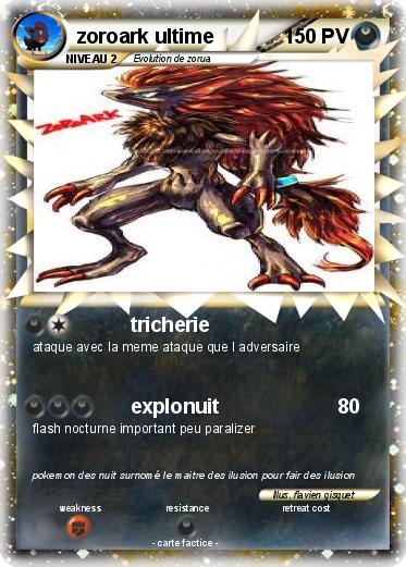 Carta pokemon zoroark