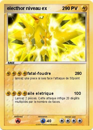 Pokemon electhor niveau ex 2