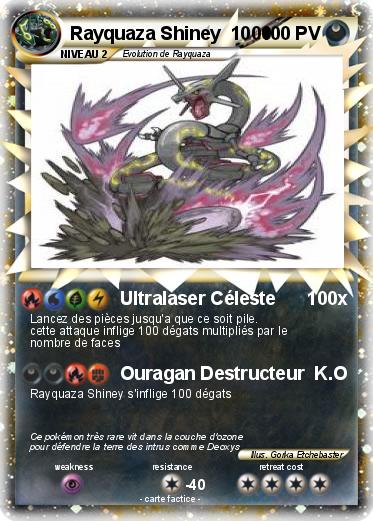Pokemon Rayquaza Shiney 1000