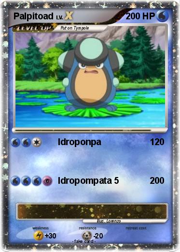 Pokémon Palpitoad 12 12 - Idroponpa - My Pokemon Card