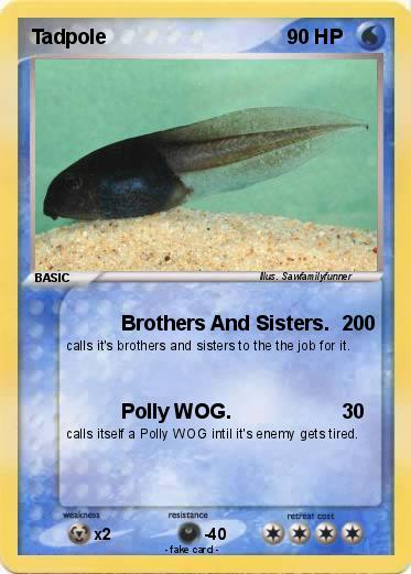 Pokémon Tadpole 22 22 - Brothers And Sisters. - My Pokemon Card