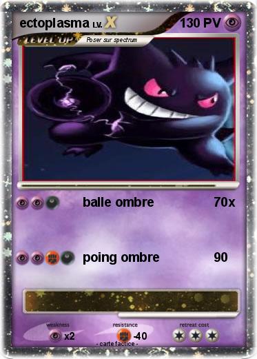 Pokémon ectoplasma 137 137 balle ombre x Ma carte Pokémon Pokemon ectoplasma 137