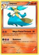 Pokémon MEGA Delphox EX - Psycic - My Pokemon Card