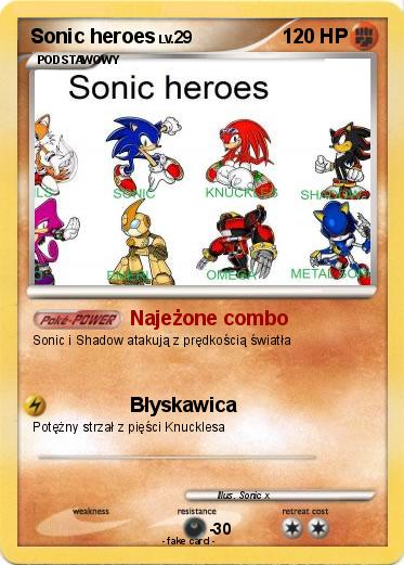 Pokemon Sonic heroes
