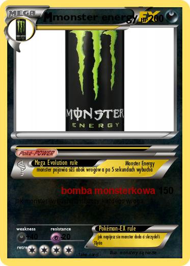 Pokemon monster energy