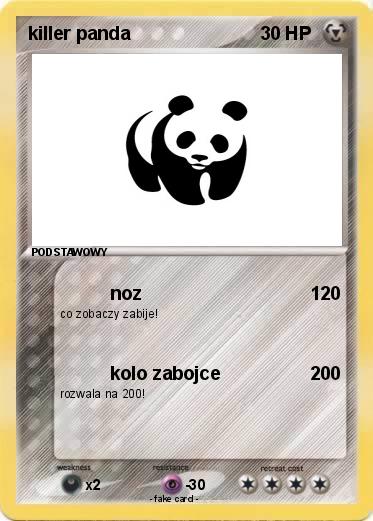 Pokemon killer panda