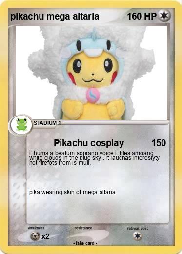 Pokemon pikachu mega altaria