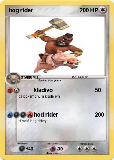 Pokemon hog rider