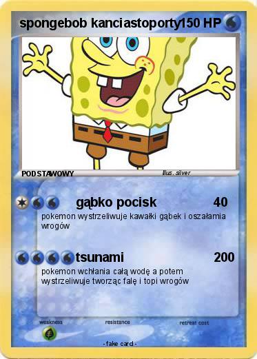 Pokemon spongebob kanciastoporty