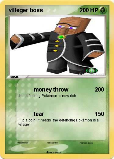 Pokemon villeger boss
