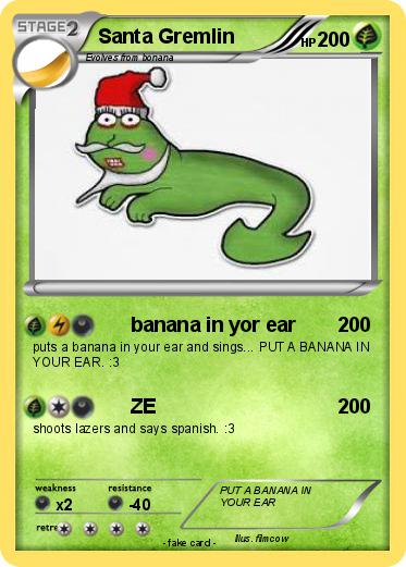 Pokemon Santa Gremlin