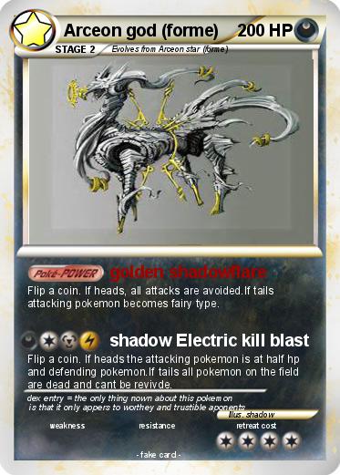 Pokemon Arceon god (forme)