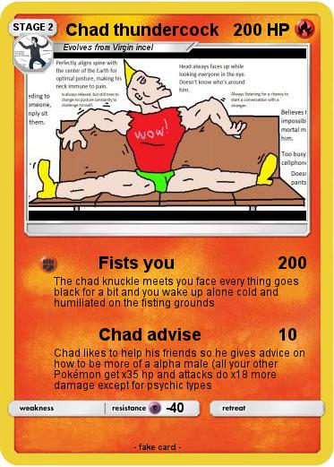 Pokemon Chad thundercock