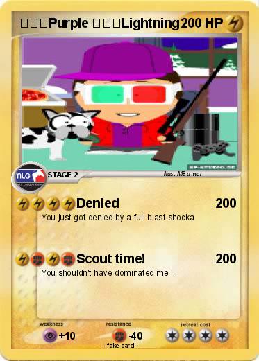 Pokemon ๖ۣۜPurple ๖ۣۜLightning