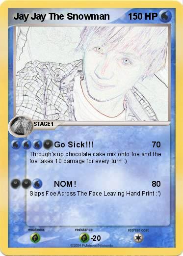 Pokemon Jay Jay The Snowman 