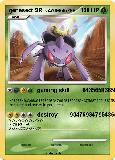 Pokemon genesect SR