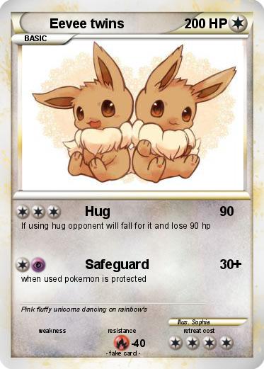Pokemon Eevee twins