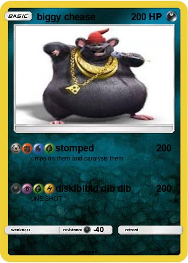 Pokemon biggy chease