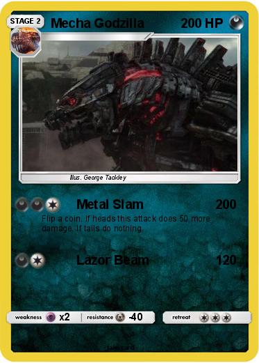 Pokemon Mecha Godzilla