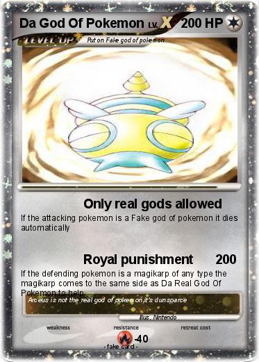 Pokemon Da God Of Pokemon