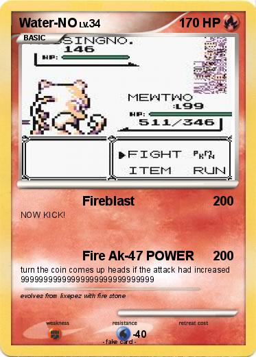 Pokemon Water-NO