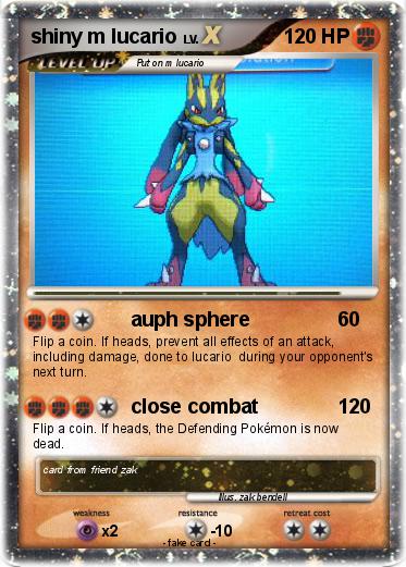 Pokemon shiny m lucario