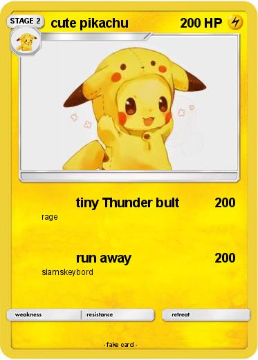Pokemon cute pikachu