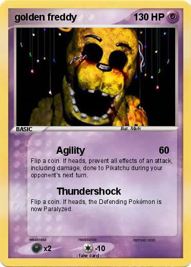 Pokemon golden freddy