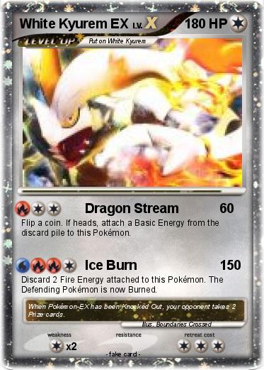 Pokemon White Kyurem EX