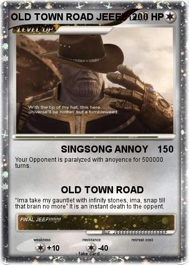 Pokemon OLD TOWN ROAD JEEEF