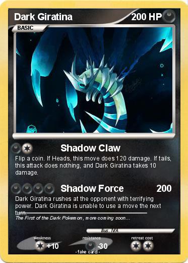 Pokemon Dark Giratina