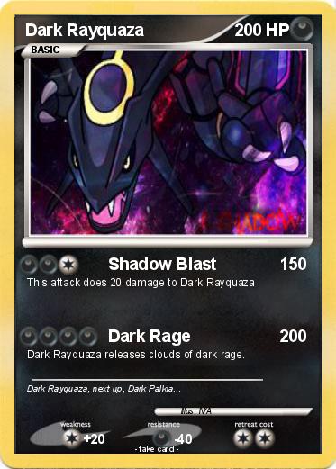 Pokemon Dark Rayquaza