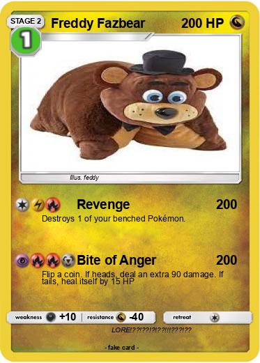 Pokemon Freddy Fazbear