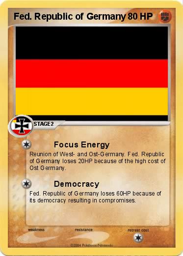 Pokemon Fed. Republic of Germany