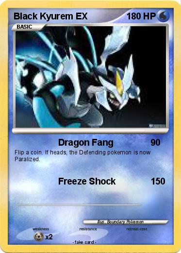 Pokemon Black Kyurem EX