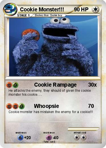 Pokemon Cookie Monster!!!