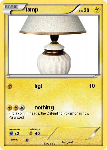 Pokemon lamp