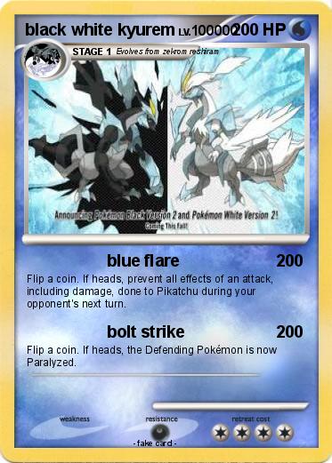 Pokemon black white kyurem