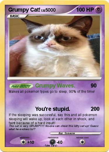 Pokemon Grumpy Cat!