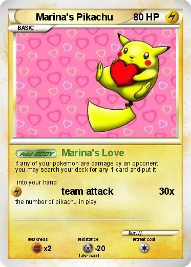 Pokemon Marina's Pikachu