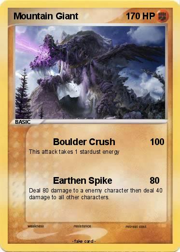 Pokemon Mountain Giant