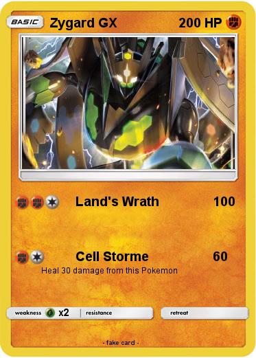 Pokemon Zygard GX