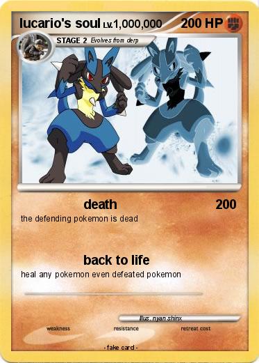 Pokemon lucario's soul