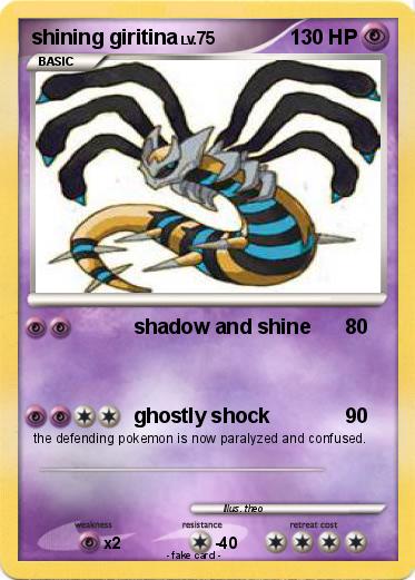 Pokemon shining giritina