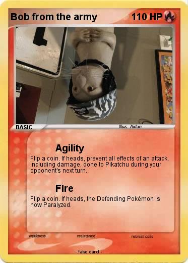 Pokemon Bob from the army